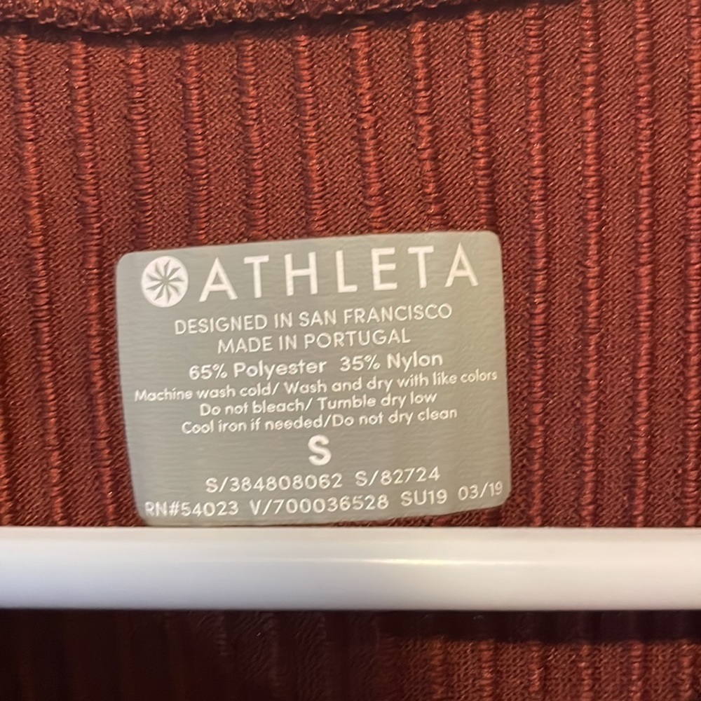 Athleta Rust Medium Ribbed Tank - image 4